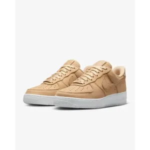 Nike Air Force 1 Premium DR9503-201 Women Vachetta Tan/White Leather Shoes JN142
