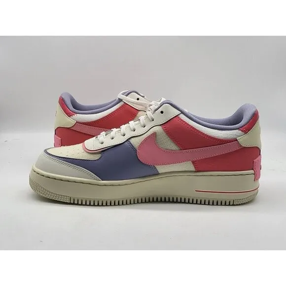 Nike Air Force 1 Shadow Sail Sea Coral Shoes DV7449-101 Size 11.5