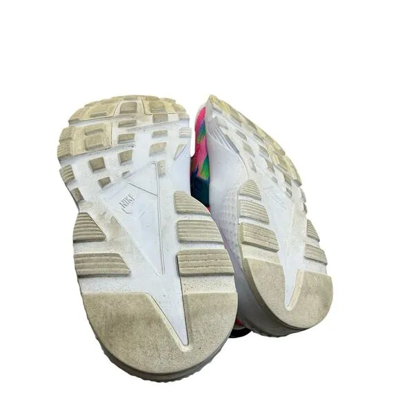 Nike Air Huarache Run Print GS Pink Blast 704946-601 Size 5Y Pink