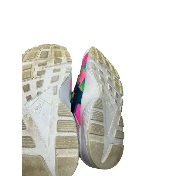 Nike Air Huarache Run Print GS Pink Blast 704946-601 Size 5Y Pink