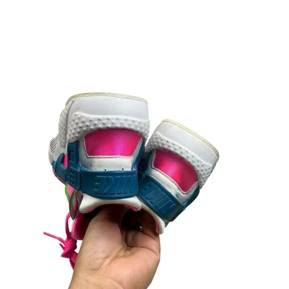 Nike Air Huarache Run Print GS Pink Blast 704946-601 Size 5Y Pink