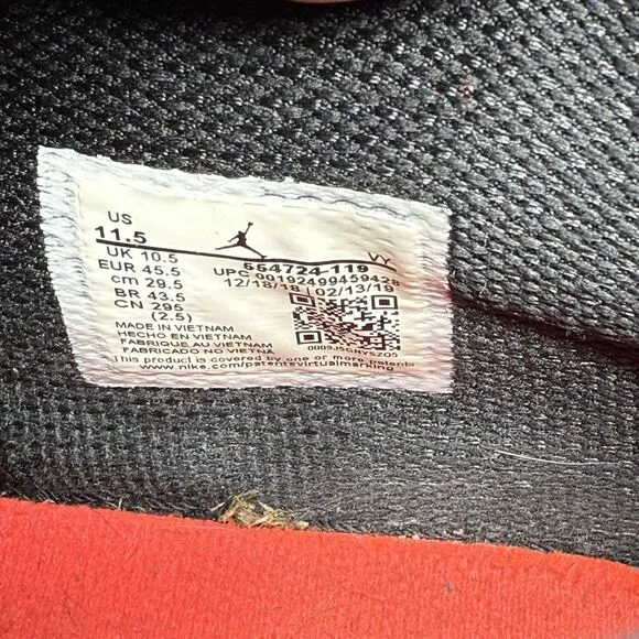 Nike Air Jordan 1 Mid All Over Logo Shoes 2019 Mens 11.5 Colorful 554724-119