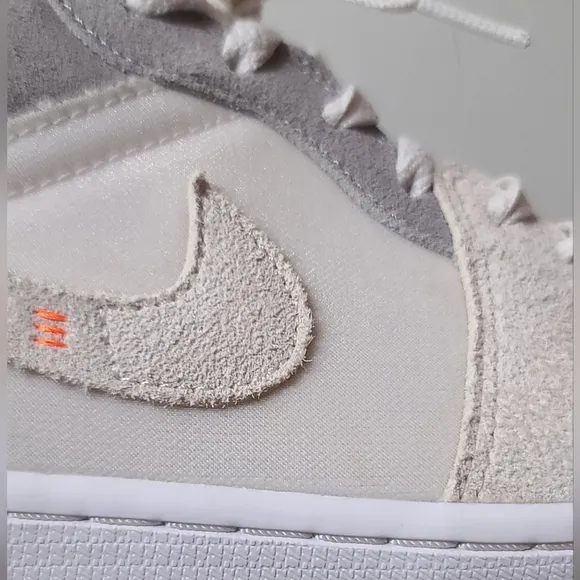 Nike Air Jordan 1 SE Craft Low Inside Out White Cream Men’s Size 10.5