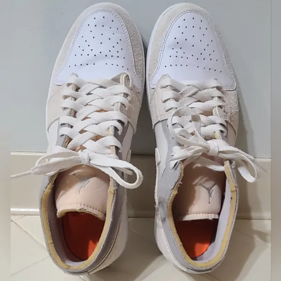 Nike Air Jordan 1 SE Craft Low Inside Out White Cream Men’s Size 10.5