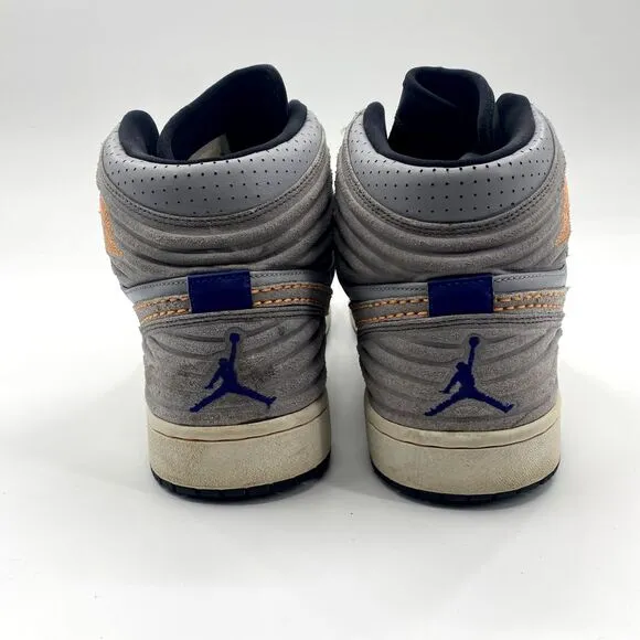 Nike Air Jordan 1 Wolf Grey‎ Retro 93 Shoes Mens 12 580514-045 Sneakers
