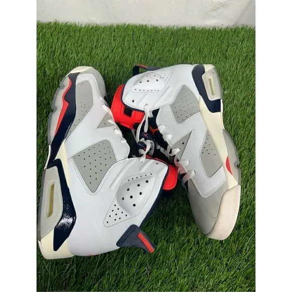 Nike  Air Jordan 6 Size 12 Mens Retro Tinker size 12 384664-104 White Gray