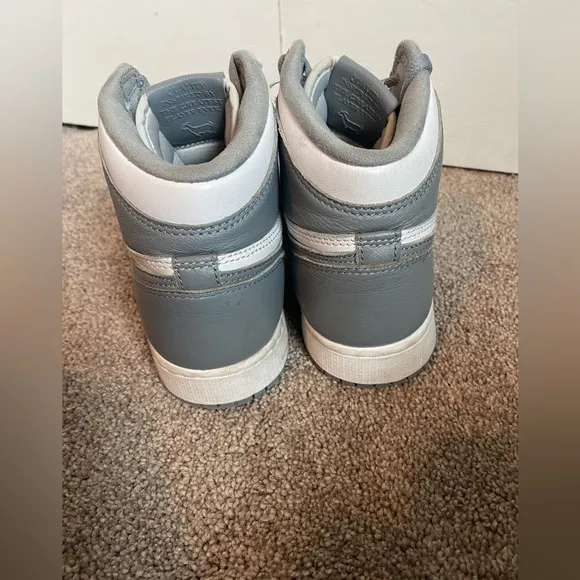 Nike Air Jordan Sneakers Gray White Size EUR 40 US Youth 7Y Womens 8.5