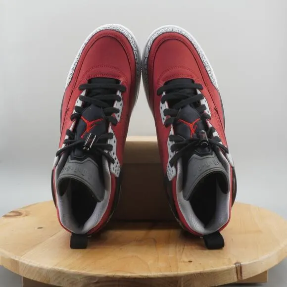 Nike Air Jordan Spizike Low 'Toro' Mens Size 10 Shoes Red Black Sneakers NEW