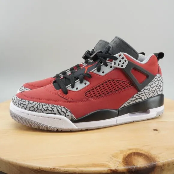 Nike Air Jordan Spizike Low 'Toro' Mens Size 10 Shoes Red Black Sneakers NEW