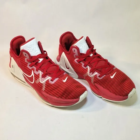 Nike Air LeBron Witness 6 TB University Red Sneakers Men's Size 9