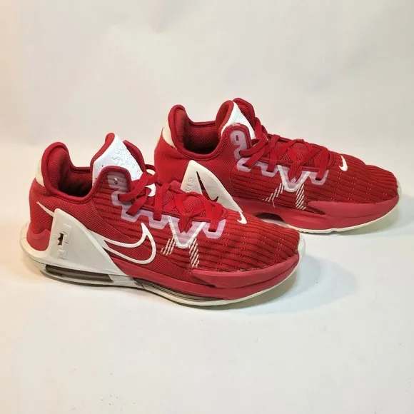 Nike Air LeBron Witness 6 TB University Red Sneakers Men's Size 9