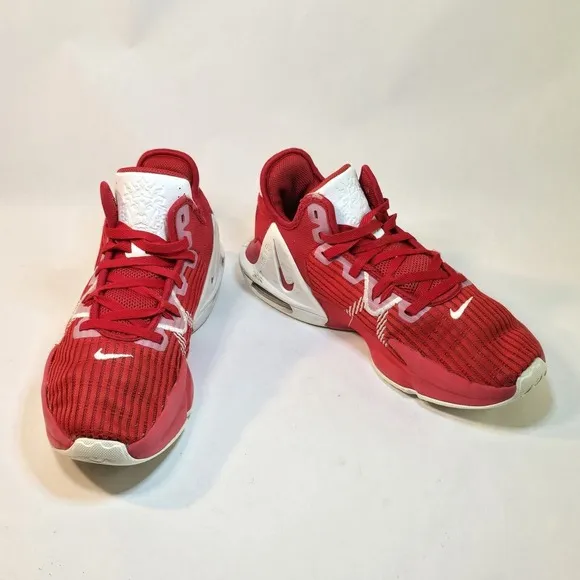 Nike Air LeBron Witness 6 TB University Red Sneakers Men's Size 9