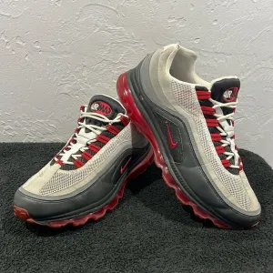 🔥🔥 NIKE Air Max 24-7 Shoes Volt Black Red Gray 397252-001 2010 Men Sz 11.5 - E