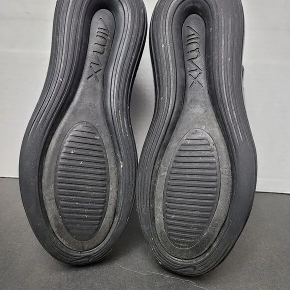 Nike Air Max 720 Black Mesh  AO2924-015 Women's Sneaker Shoes size 5