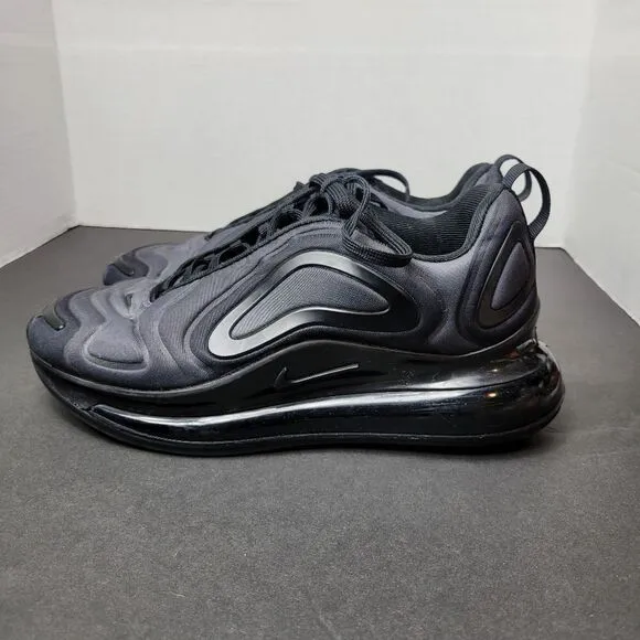 Nike Air Max 720 Black Mesh  AO2924-015 Women's Sneaker Shoes size 5