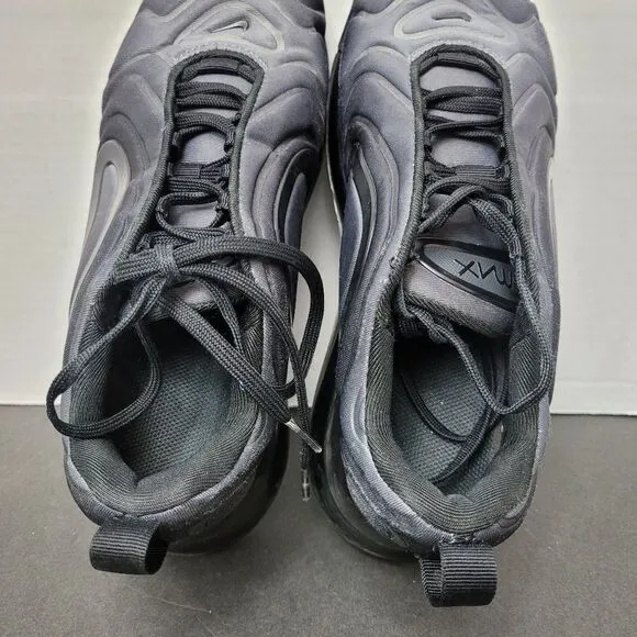 Nike Air Max 720 Black Mesh  AO2924-015 Women's Sneaker Shoes size 5