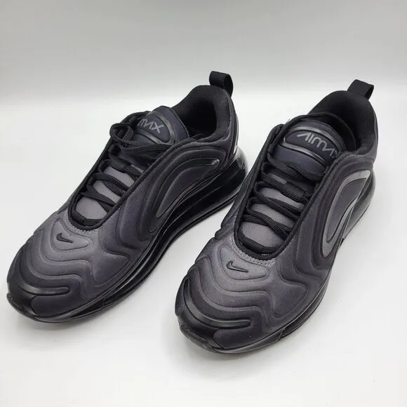 Nike Air Max 720 Womens Size 6.5 Shoes Sneakers AR9293-003 Black-Anthracite