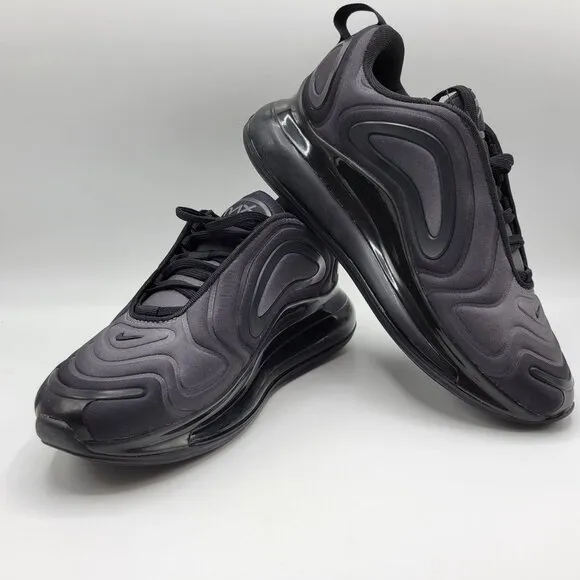 Nike Air Max 720 Womens Size 6.5 Shoes Sneakers AR9293-003 Black-Anthracite