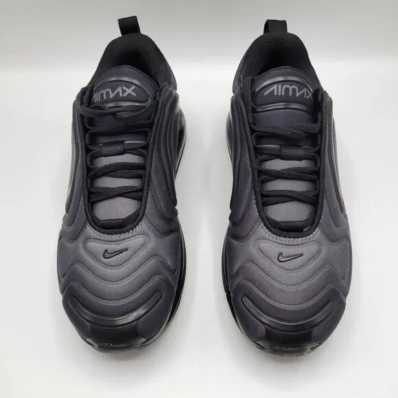 Nike Air Max 720 Womens Size 6.5 Shoes Sneakers AR9293-003 Black-Anthracite
