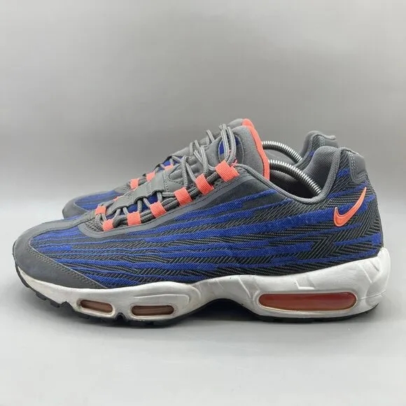 Nike Air Max 95 JCRD Sneakers Men Size 12 Blue Orange Running Comfort Low Shoes