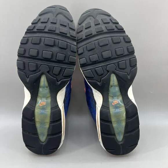 Nike Air Max 95 JCRD Sneakers Men Size 12 Blue Orange Running Comfort Low Shoes