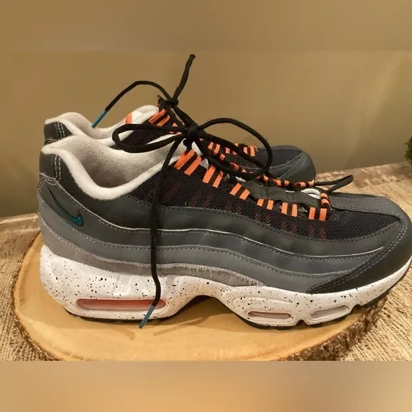 NIKE Air Max 95 Recraft(GS) Black Aquamarine CJ3906 008 - Sz-7Y