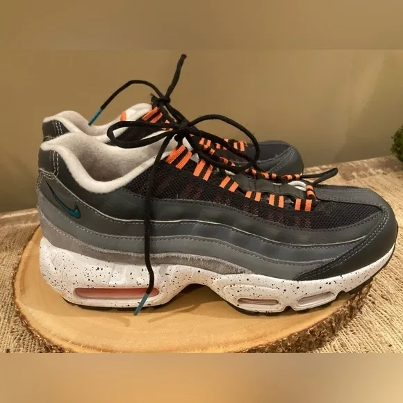 NIKE Air Max 95 Recraft(GS) Black Aquamarine CJ3906 008 - Sz-7Y