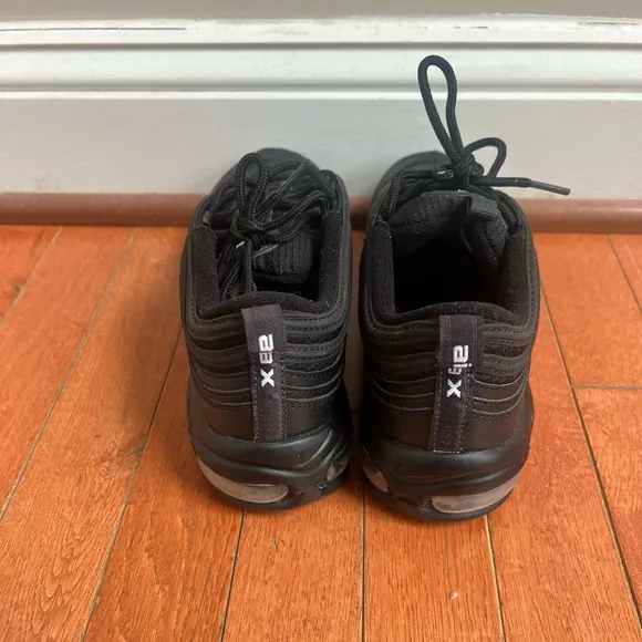 Nike Air Max 97' Big Kids 7Y Black Shoes