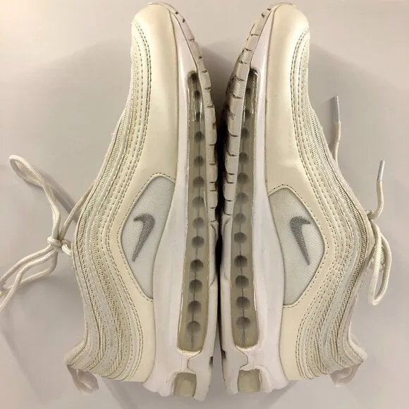 Nike Air Max 97 Cream White Unisex Sneakers Runners M7 W8.5
