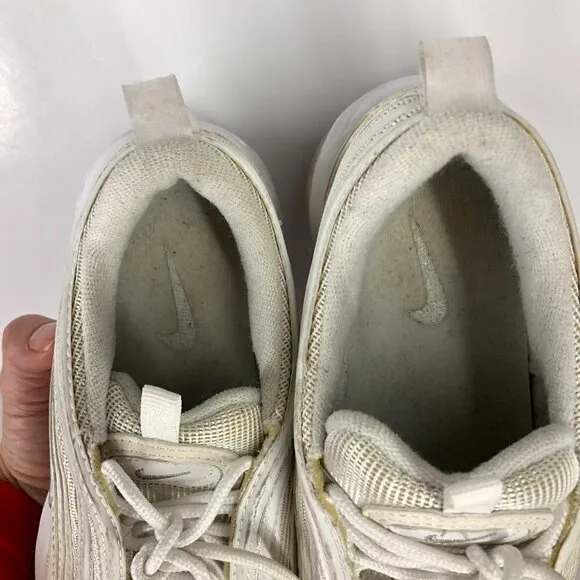 Nike Air Max 97 Cream White Unisex Sneakers Runners M7 W8.5