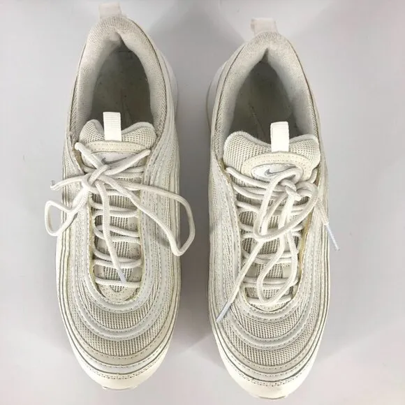 Nike Air Max 97 Cream White Unisex Sneakers Runners M7 W8.5