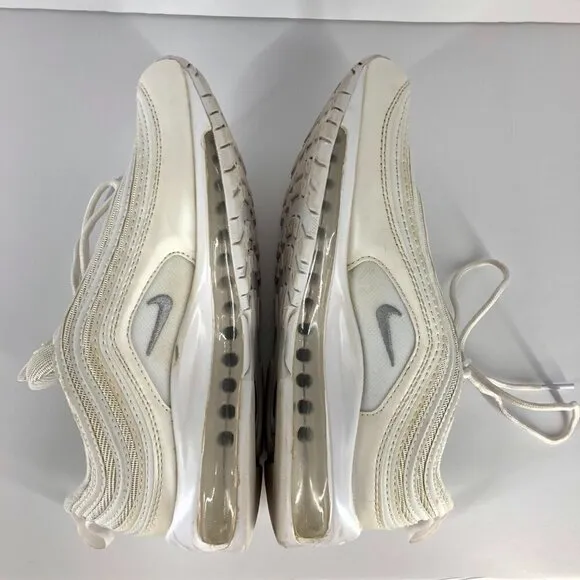 Nike Air Max 97 Cream White Unisex Sneakers Runners M7 W8.5