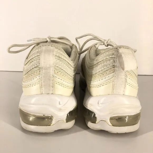 Nike Air Max 97 Cream White Unisex Sneakers Runners M7 W8.5