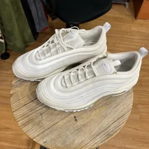 Nike Air Max 97 Mens Size 7Y White Wolf Gray Athletic Shoes 921826-101
