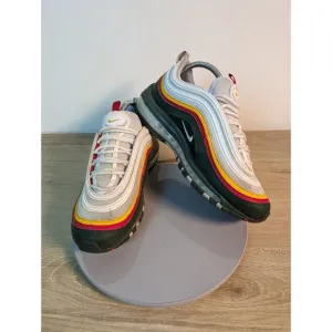 Nike Air Max 97 SE Ratatouille Men Size 8 White Evergreen Yellow CK0224-100
