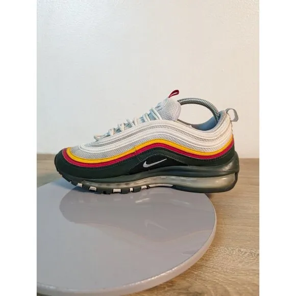 Nike Air Max 97 SE Ratatouille Men Size 8 White Evergreen Yellow CK0224-100
