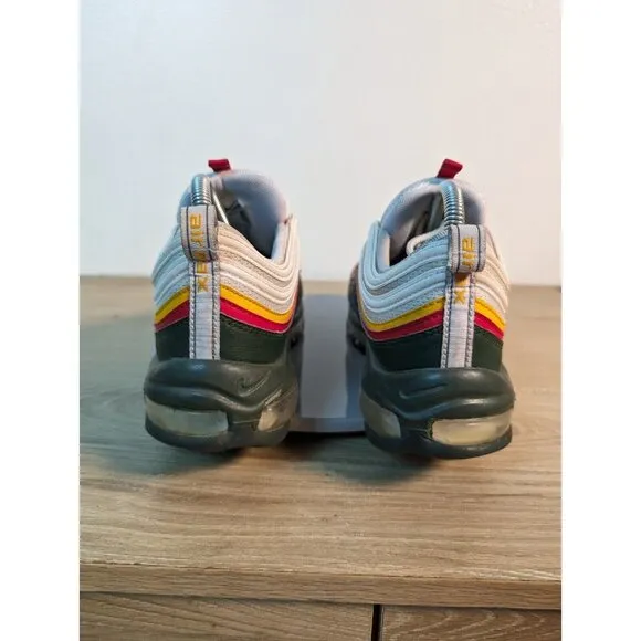 Nike Air Max 97 SE Ratatouille Men Size 8 White Evergreen Yellow CK0224-100