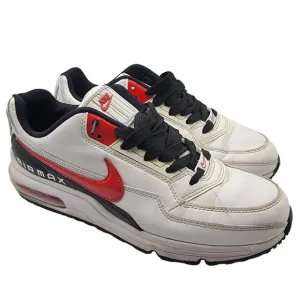 Nike Air Max LTD 3 Mens Size 9.5 White University Red Athletic Shoes BV1171-100