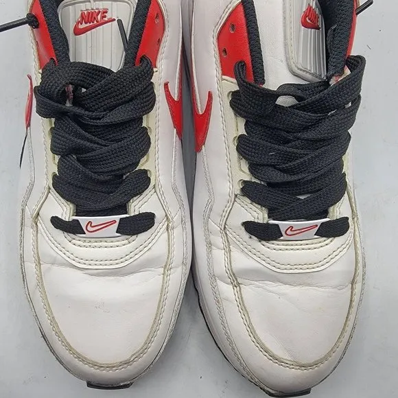 Nike Air Max LTD 3 Mens Size 9.5 White University Red Athletic Shoes BV1171-100