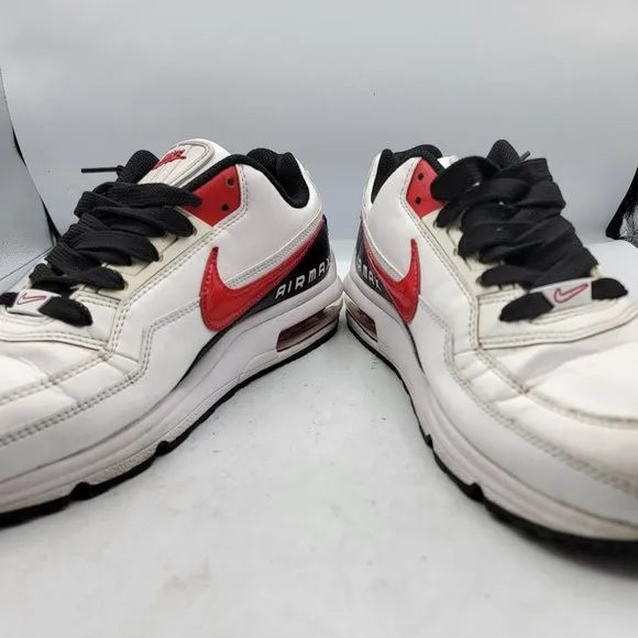 Nike Air Max LTD 3 Mens Size 9.5 White University Red Athletic Shoes BV1171-100