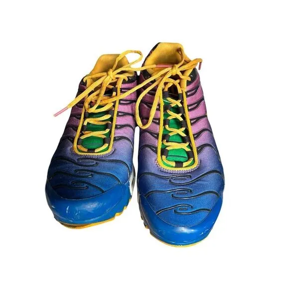 Nike Air Max Plus &quot;Gumball&quot; Multicolor Unisex Sneakers Size 7Y