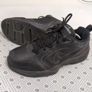 NIKE AIR MONARCH FULL LENGTH AIR MENS BLACK LACE UP SNEAKERS 11.5 4E