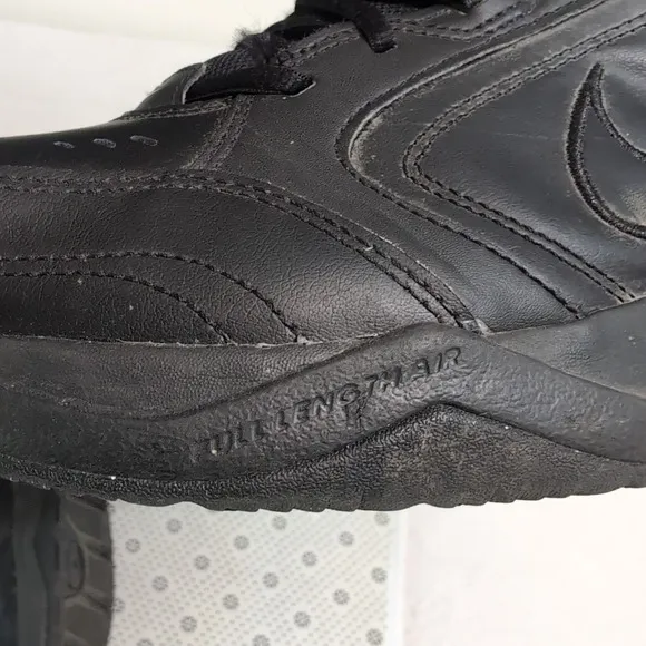 NIKE AIR MONARCH FULL LENGTH AIR MENS BLACK LACE UP SNEAKERS 11.5 4E