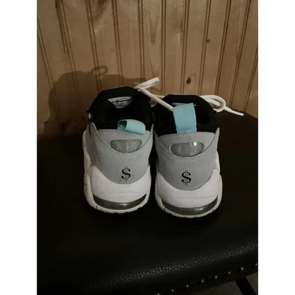 Nike Air More Money Grey Green Youth Size 6Y Women’s 7.5 Sneakers AH5215-002