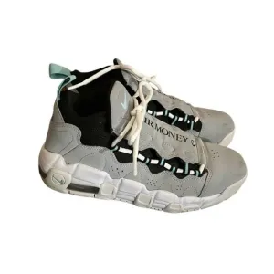 Nike Air More Money Grey Green Youth Size 6Y Women’s 7.5 Sneakers AH5215-002