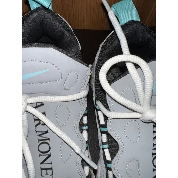 Nike Air More Money Grey Green Youth Size 6Y Women’s 7.5 Sneakers AH5215-002