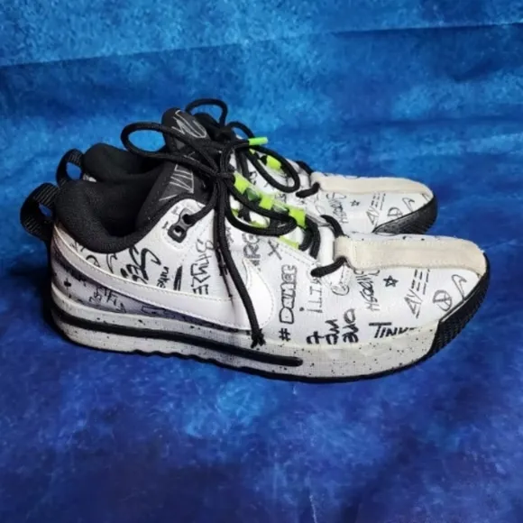Nike Air Sesh All Over Print Pure Platinum Mens Size 7 Women's 8.5 Dance Shoes