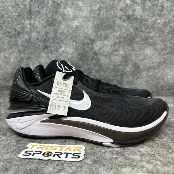 Nike Air Zoom GT Cut 2 Basketball Shoes Mens 9 Black White DJ6015-006