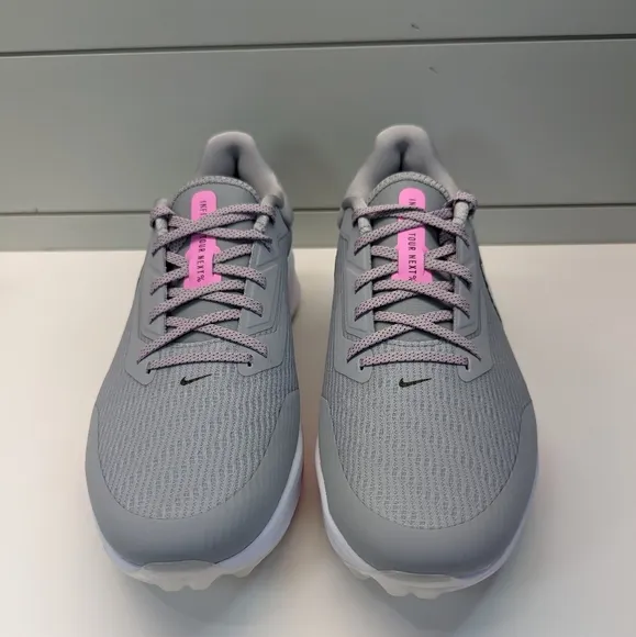 Nike Air Zoom Infinity Tour Next % Wolf Grey Pink Spell Golf Shoes Men's 11