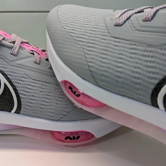 Nike Air Zoom Infinity Tour Next % Wolf Grey Pink Spell Golf Shoes Men's 11